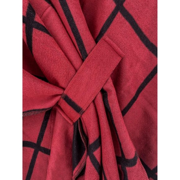 Women's Shawl Wrap Poncho Ruana Cape Open Front Cardigan Shawls for Fall Winter - Picture 7 of 7